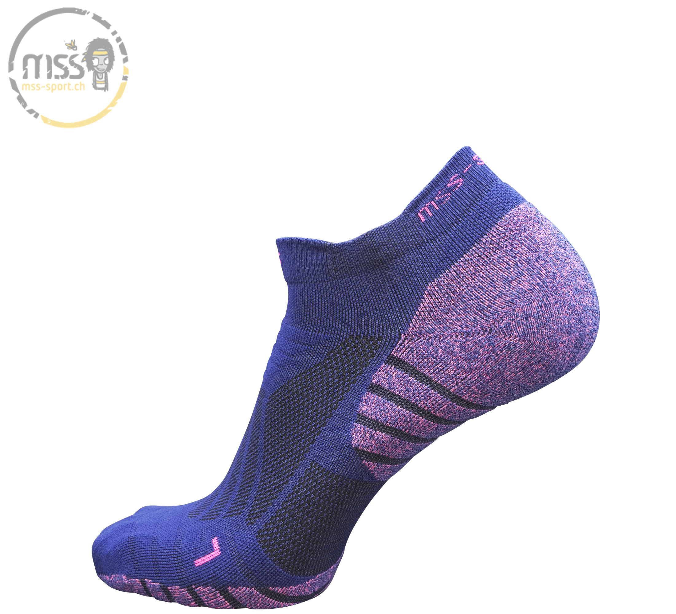 mss-socks GO 7300 low Lady navy pink