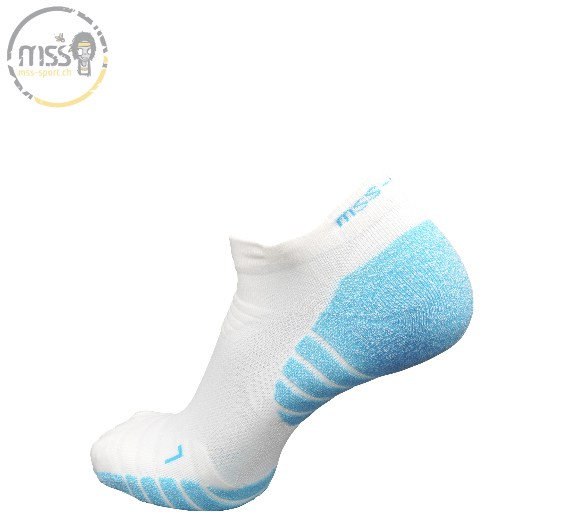 mss-socks GO 7300 low Lady white blue